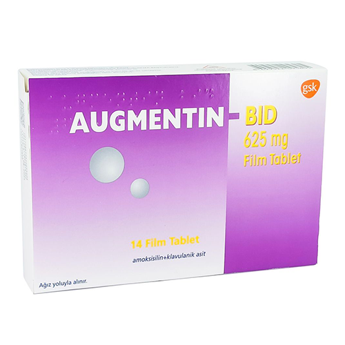 Augmentin BID tab 500mg+125mg #14 /TR/