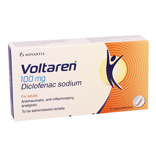 Voltaren rectal supp 100mg #10 /TR/