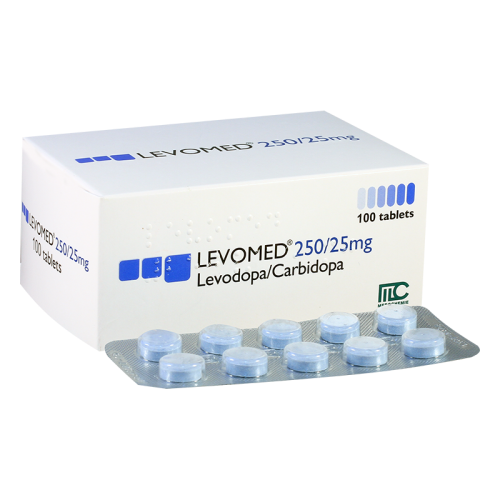 Levomed comb. drug (Levodopa.Carbidopa) 250mg/25mg tablets №100