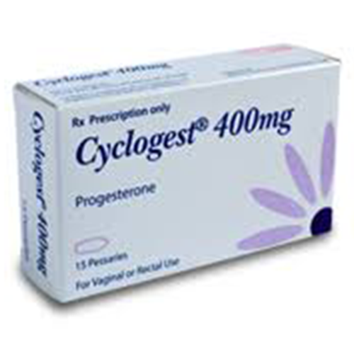 Cyclogest rectal/vaginal suppositories 400mg N15