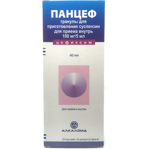 Pancef granules for oral suspen 100mg/5ml 60ml