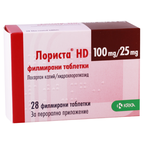 Lorista HD tab 100mg+25mg #28