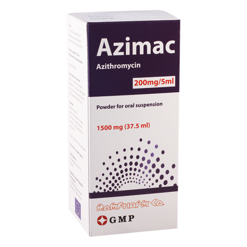 Azimac susp 200mg/5ml 15ml 37.5ml in vial #1