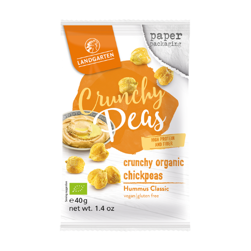 Organic Crunchy Peas Hummus Classic 40g
