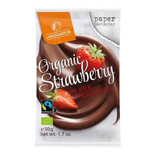 Organic Strawberry in Milk Chocolate 50 g