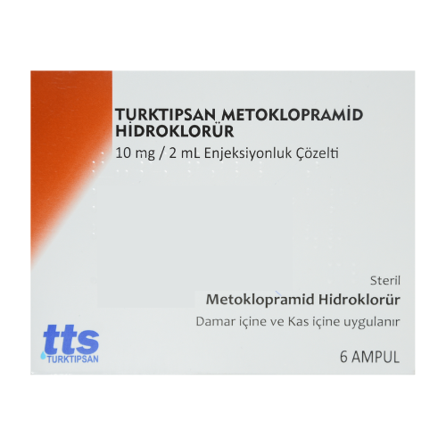 Metoclopramid amp 5mg/1ml 2ml #6 /TR/