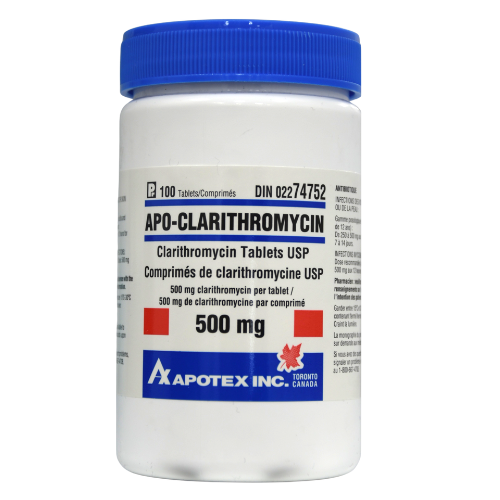 Clarithromycin-APO tab 500mg #100