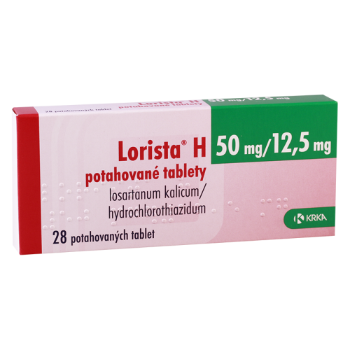 Lorista H tab 50mg+12.5mg #28