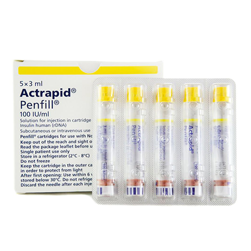 Actrapid HM solution for injection 100IU/1ml 10ml #5 /TR/