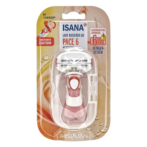 Isana - shaving machine 6 blades female 9881