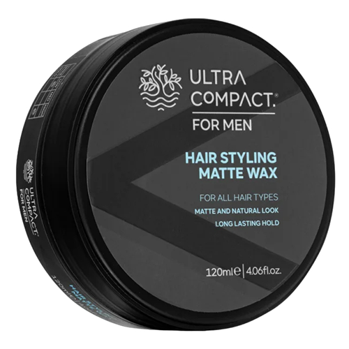ულტრა კომპაქტი - მამაკაცის თმის ცვილი  MATTE WAX 120მლ
