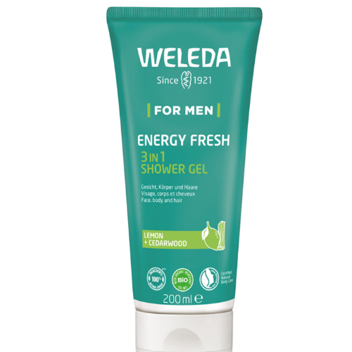 Weleda - Energy Fresh 3 in 1 Shower Gel for Men 200ml