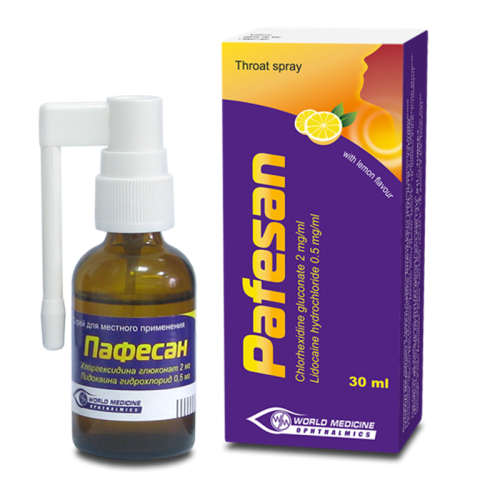 Pafesan spray (2mg+0.5mg)/ml  lemon 30ml