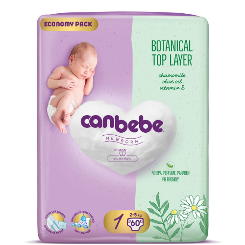 Canbebe-baby diaper size 1 №60