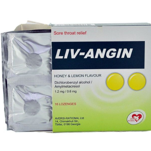 LiV-Angin  lozenges with honey and lemon tab #16