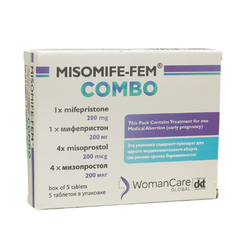 misomife-fem combo tablet 200mcg+200mg N5