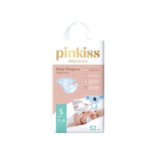 PINKISS DIAPERS PREMIUM S 52 PSC