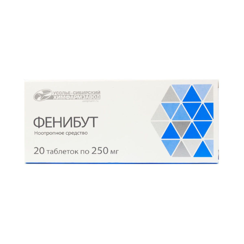 Fenibut tab 250mg #20