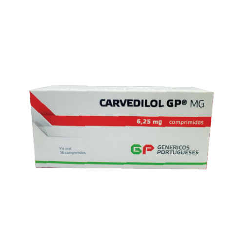Carvedilol GP. 6.25mg.tablets #56
