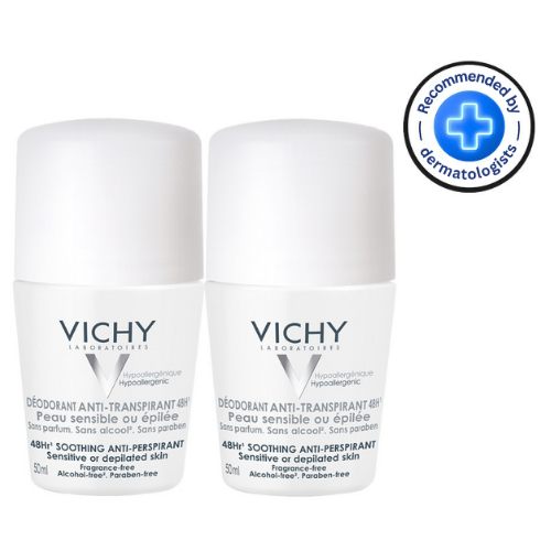 Vichy - deodorant anti-tranpirant ball / 48 hours action / sensitive skin duopack 50 ml 4728