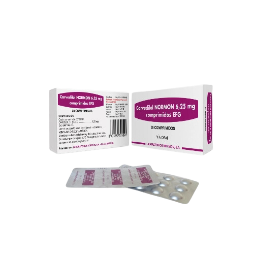 Carvedilol normon tab 6.25mg #28