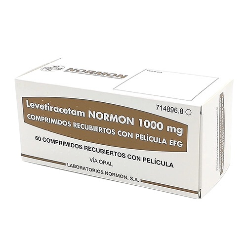 Levetiracetam Normon 1000mg tablets #30