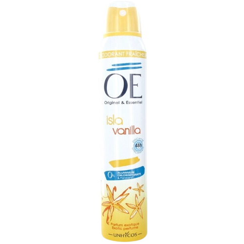 OE - antiperspirant spray isli and vanilla yellow 200ml 1401