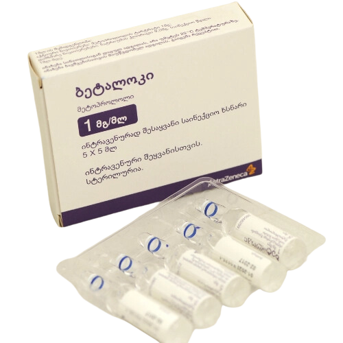 Betaloc i.v amp 1mg/ml 5ml #5